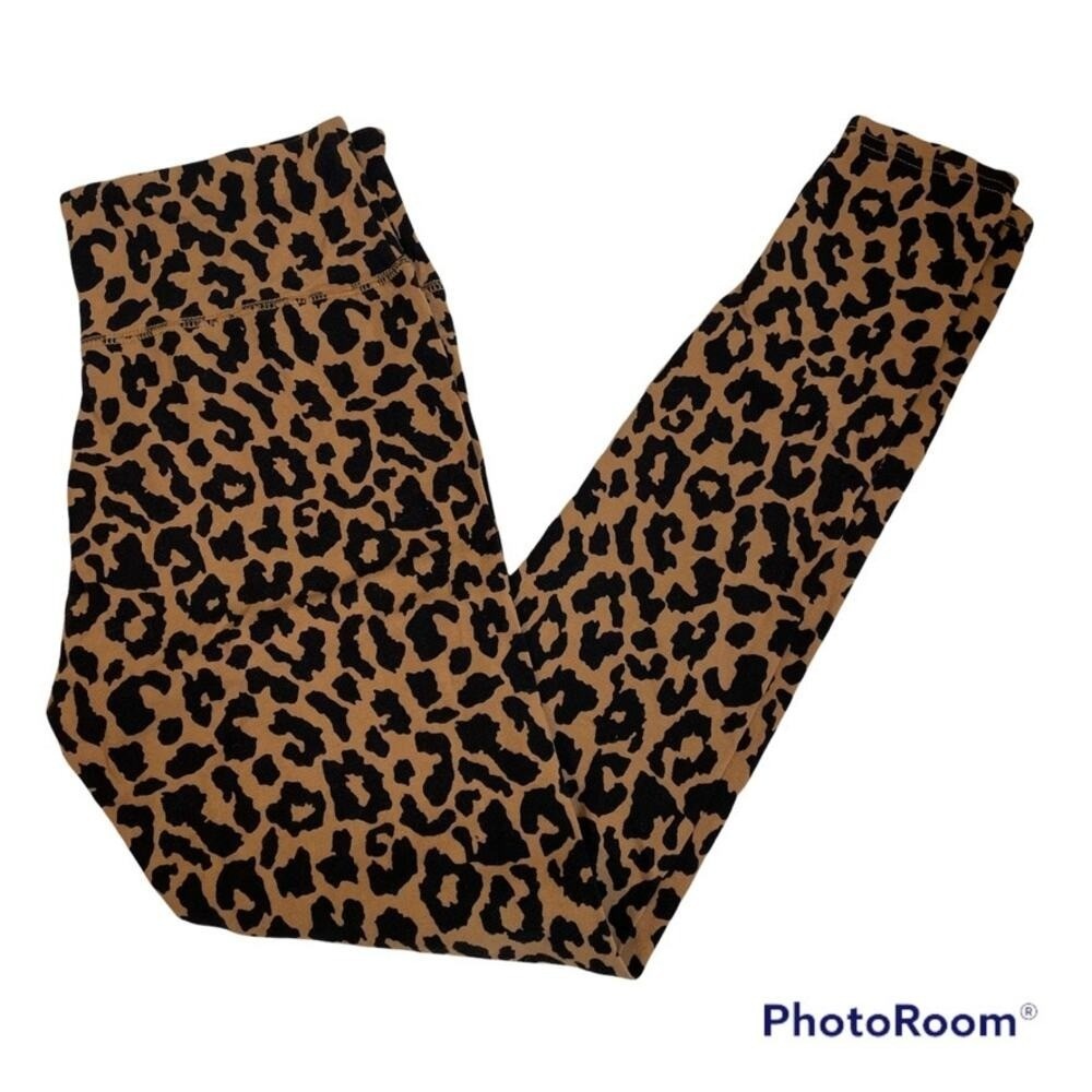 Wild Fable Women's Leopard‎ Print High Waist Leggings Size S